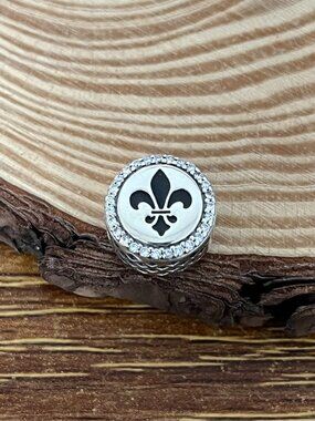 Pandora New Orleans New Orleans Saints Exclusive Bead Charm S925 Silver Charm